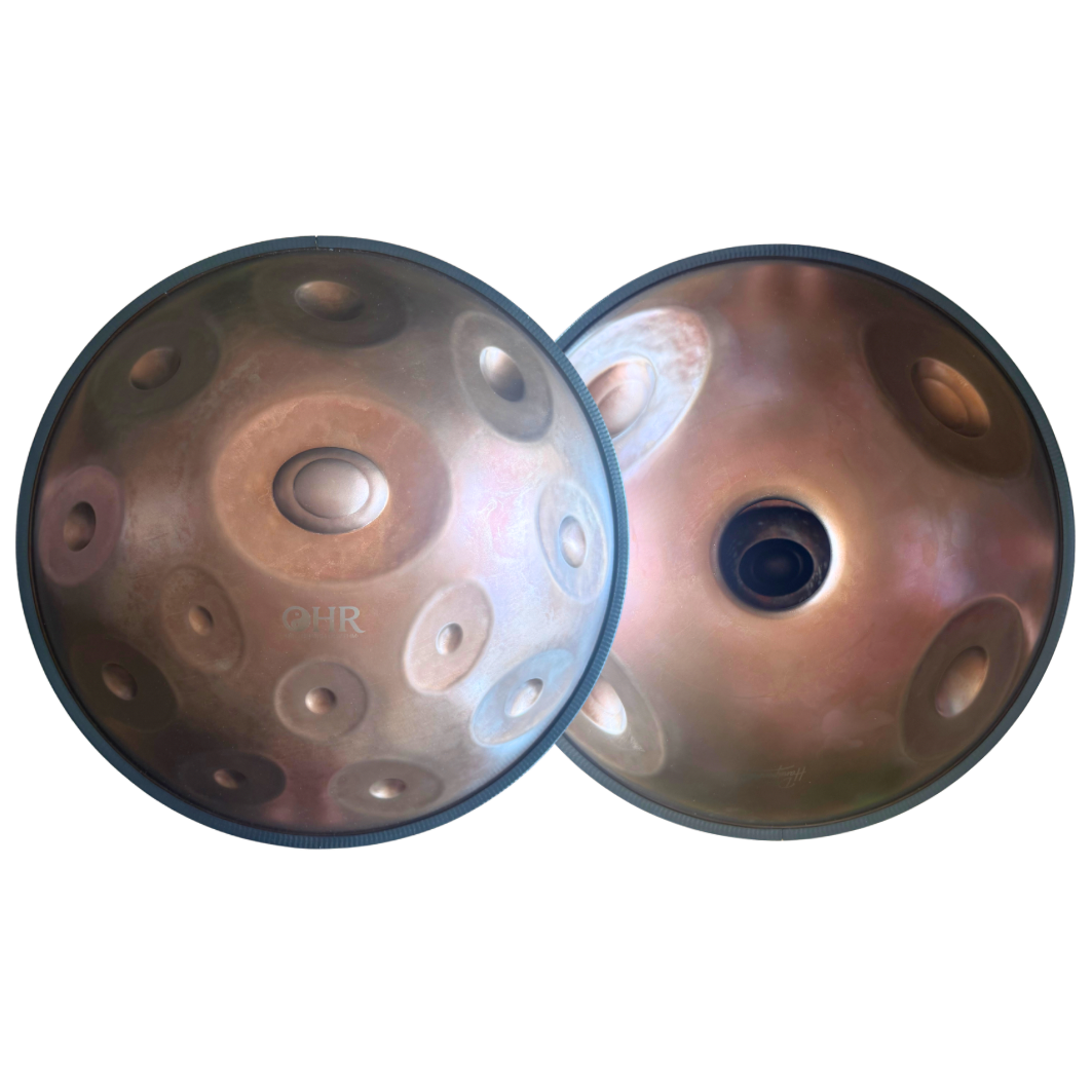OHR Handpan 17-Note D Kurd – Ember Steel (Master Series)