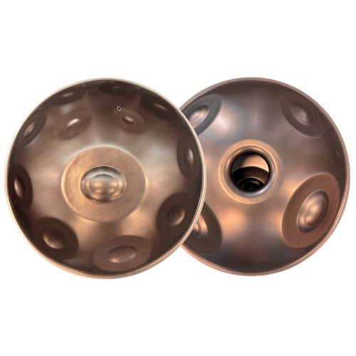 OHR Handpan 16-Note D Kurd – Ember Steel (Elite Series)