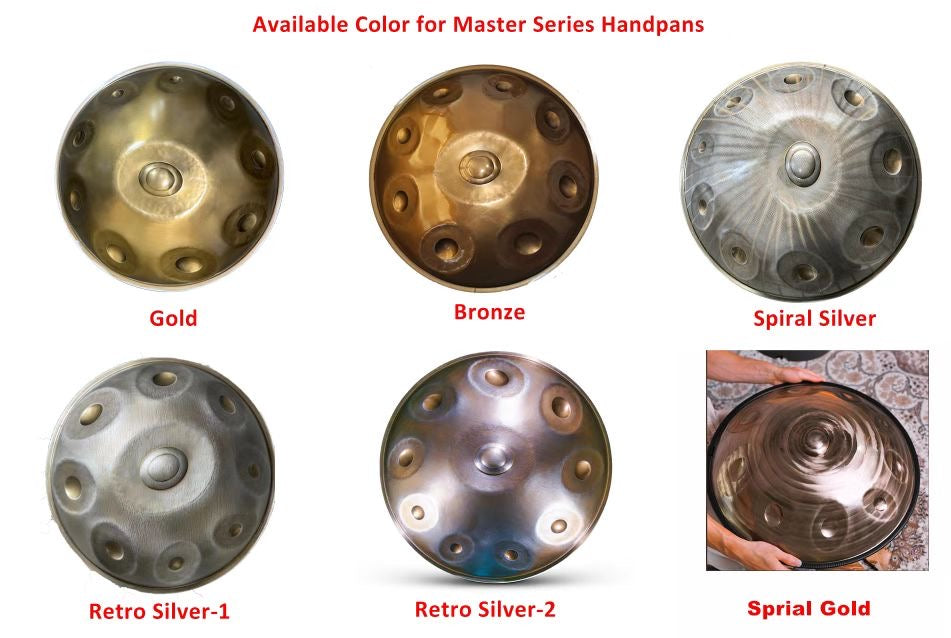 OHR Handpan 14-Note D Kurd – Ember Steel (Master Series)